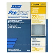Norton Co 9" x 11" ProSand Sanding Sheet 220-Grit, PK 20 02636